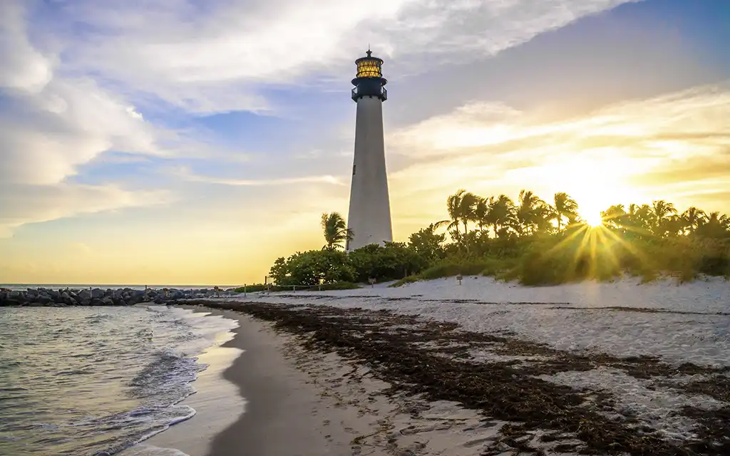 Cape Florida Lighthouse in Key Biscayne