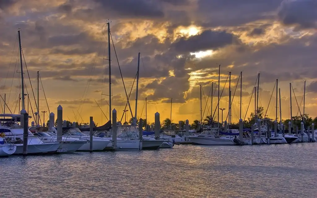 Crandon Park Marina in Key Biscayne
